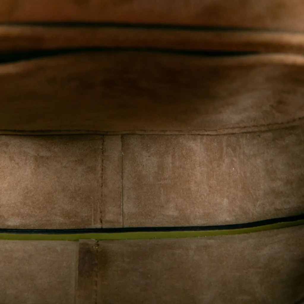 Loewe Mini Soft Calfskin Gate Dual Crossbody Green Leather Very good - Model View