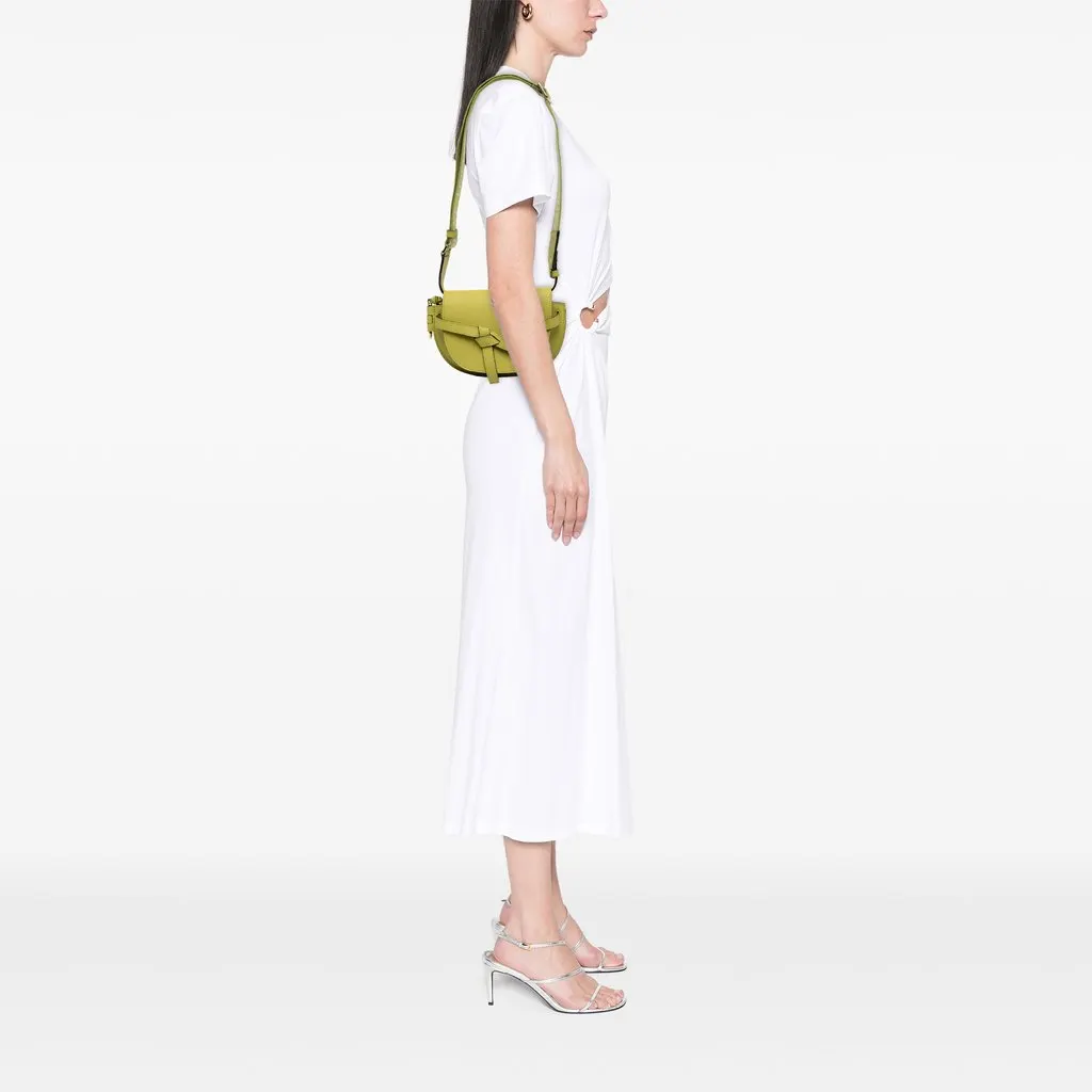 Loewe Mini Soft Calfskin Gate Dual Crossbody Green Leather Very good - Box View