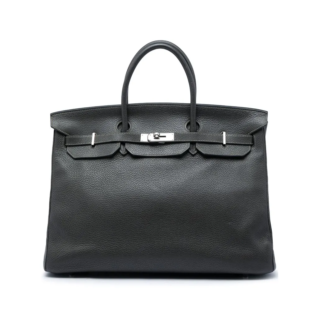 Hermès Clemence Birkin Retourne 40 MultiColor Leather Very good - Front View