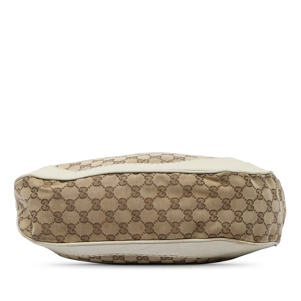 Gucci GG Canvas Charlotte Crossbody Beige Good - Inside View