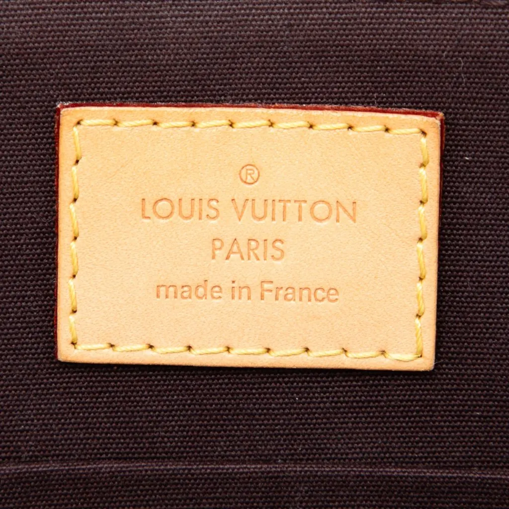 Louis Vuitton Monogram Vernis Alma BB Purple Leather Very good - Box View