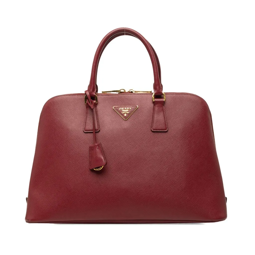Prada Large Saffiano Lux Promenade Satchel