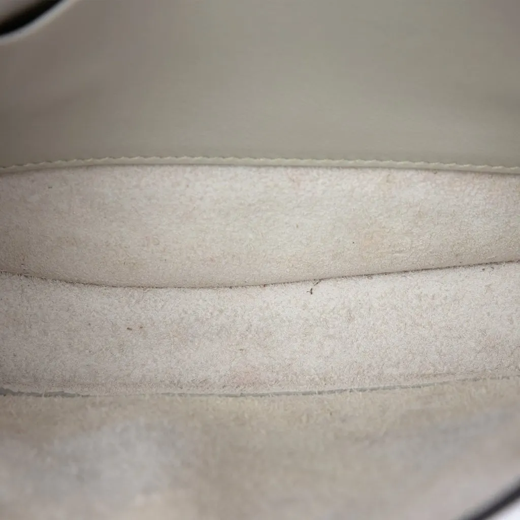 Celine Mini Smooth Calfskin Symmetrical Convertible Bag Grey Leather Good - Model View