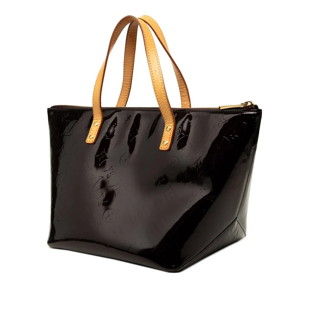 Louis Vuitton Monogram Vernis Bellevue PM Purple Leather Good - Back View