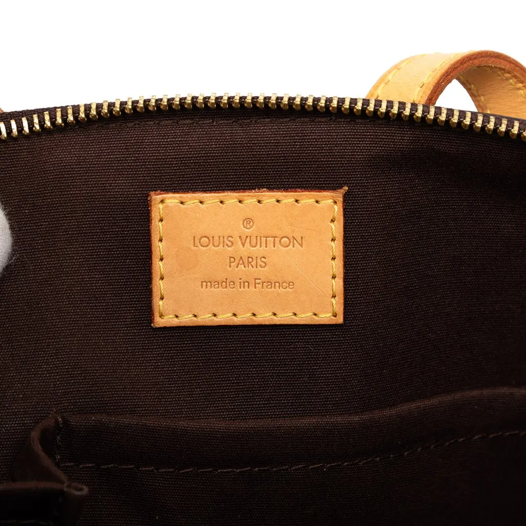 Louis Vuitton Monogram Vernis Bellevue PM Purple Leather Good - Box View