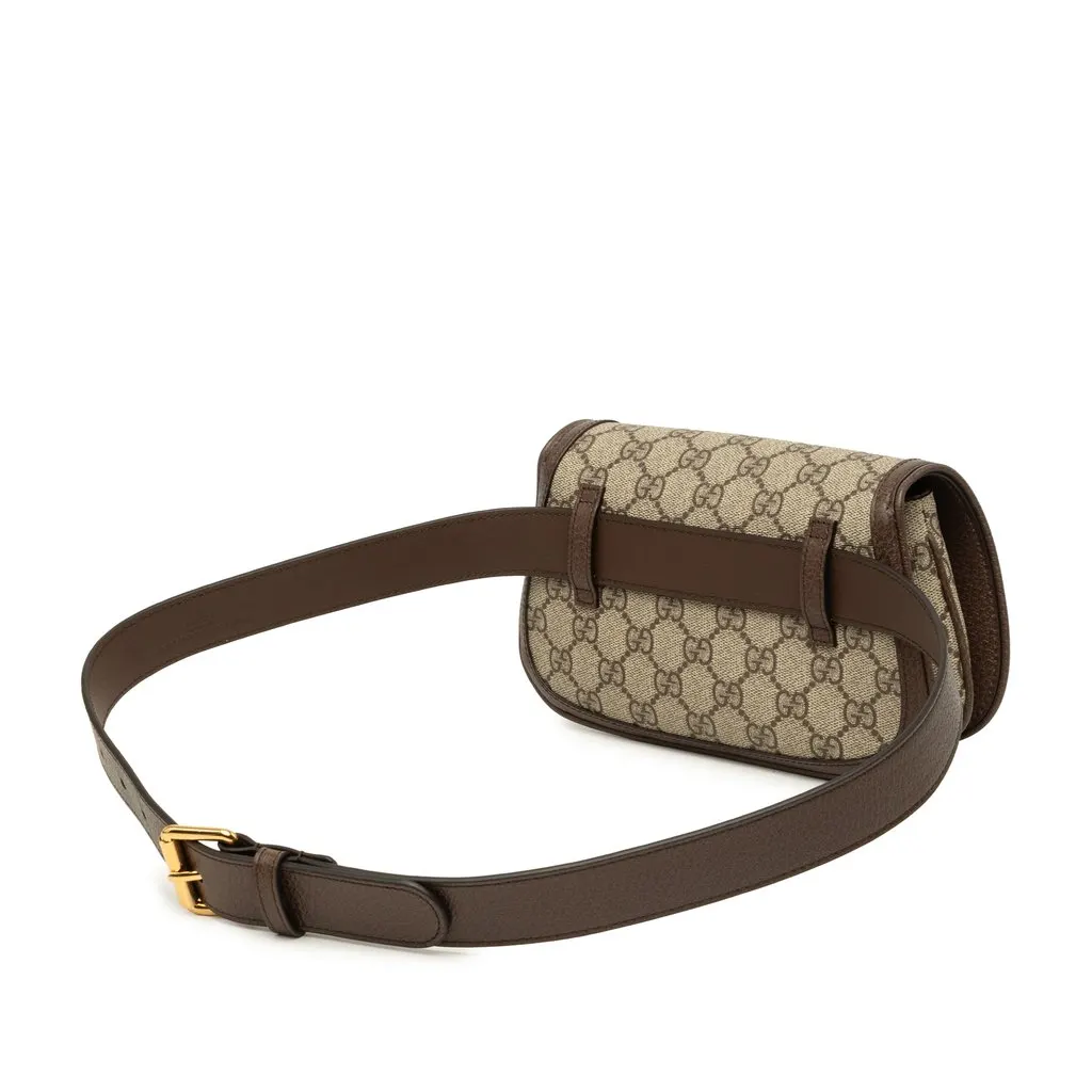 Gucci GG Supreme Blondie Belt Bag Beige Canvas Very good - Back View