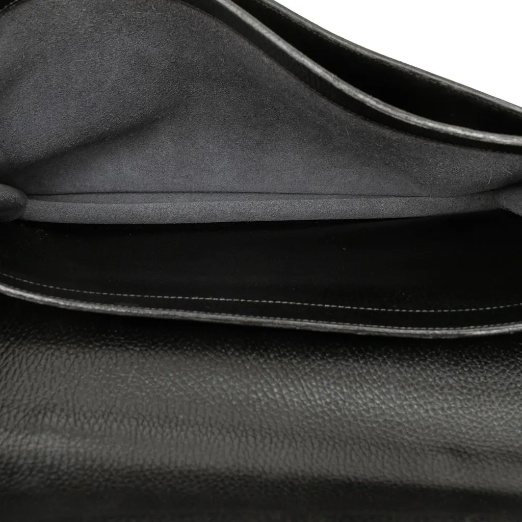 Hermès Ardennes Kelly Depeches 38 Black Leather Very good - Model View