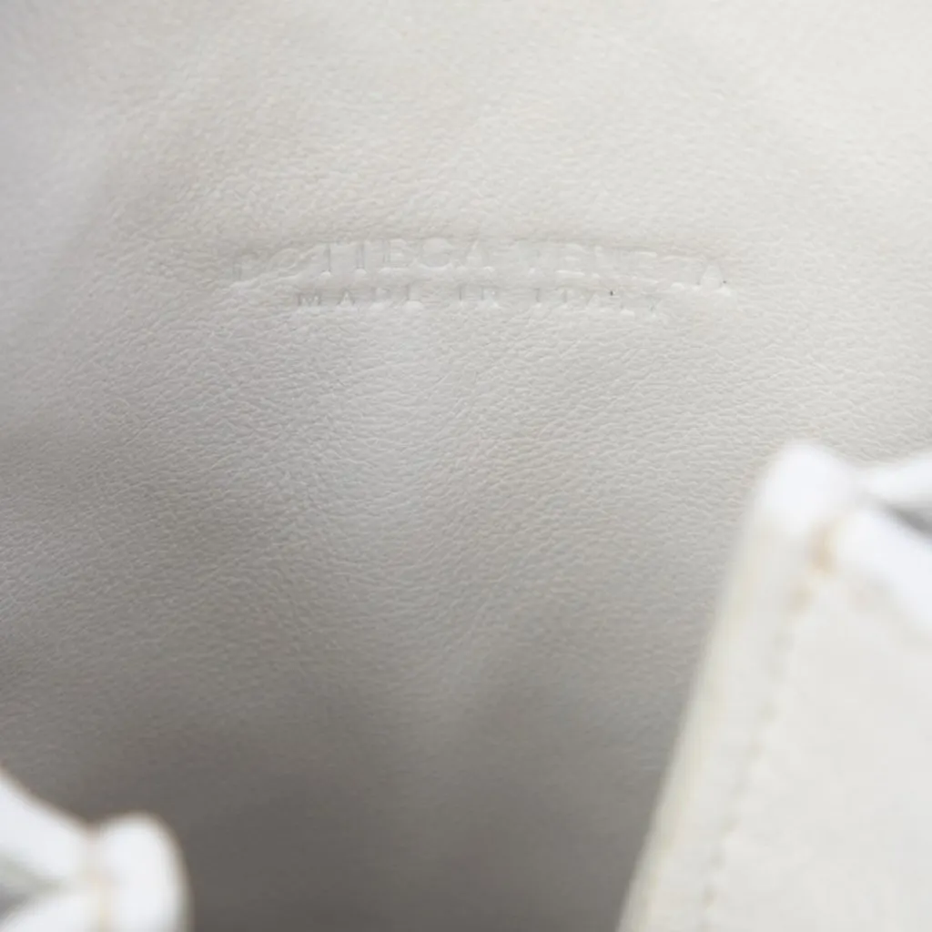 Bottega Veneta Nappa Intrecciato Phone Holder White Leather Very good - Box View