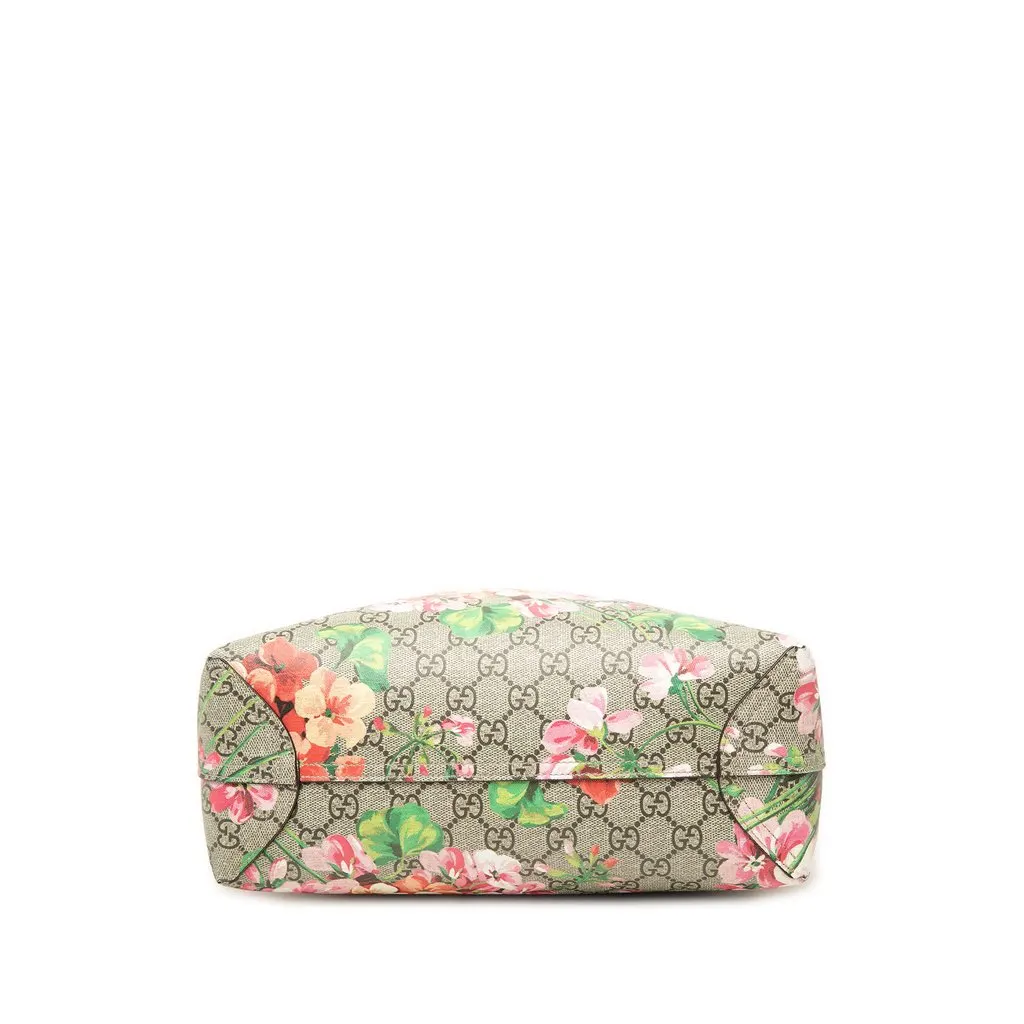 Gucci Small GG Supreme Blooms Reversible Tote Beige Very good - Inside View