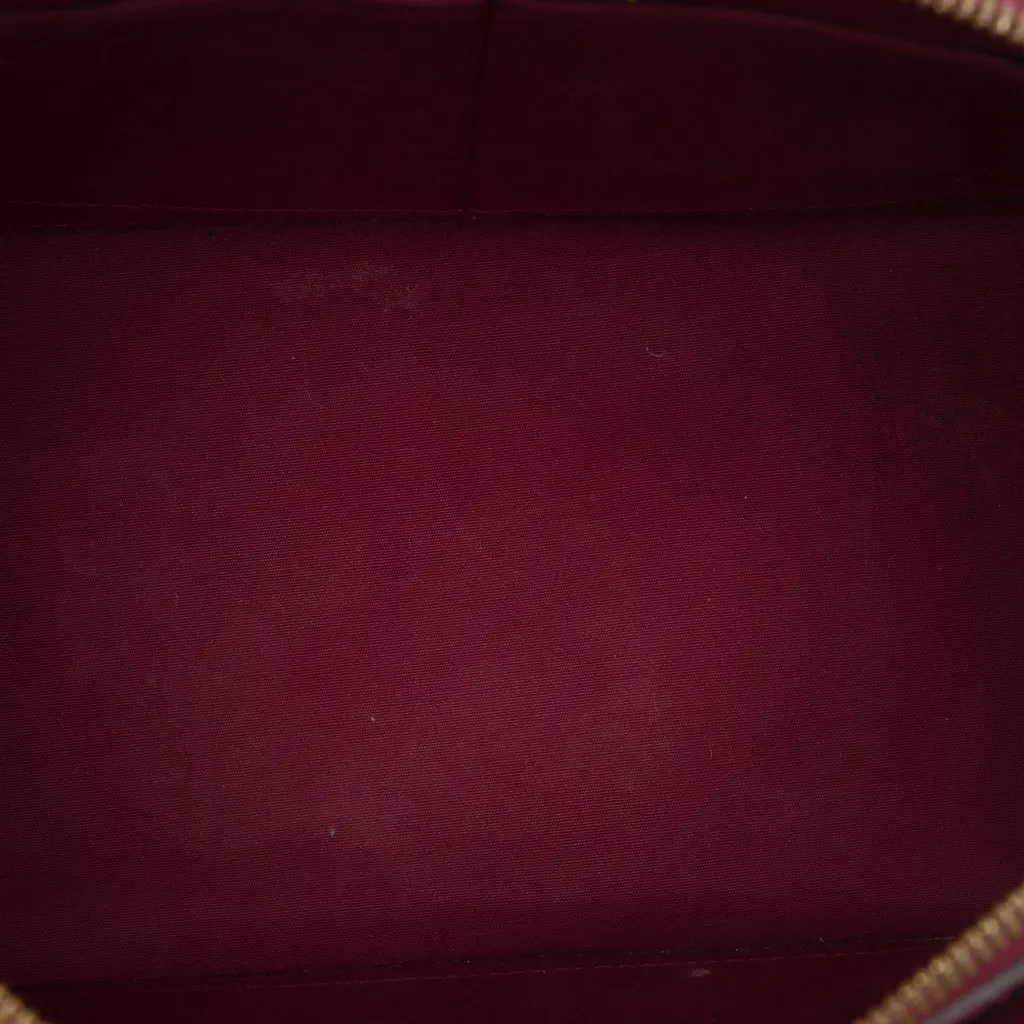 Louis Vuitton Monogram Vernis Alma PM Red Leather Very good - Model View