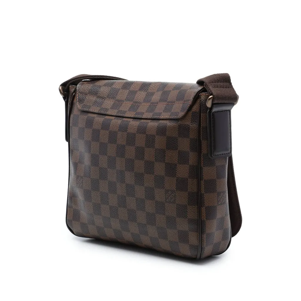 Louis Vuitton Damier Ebene District PM Brown Canvas Very good - Back View