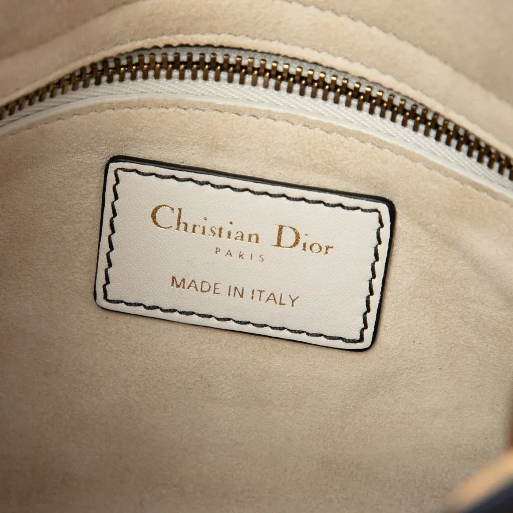 Dior DiorAmour Niki De Saint Phalle Mini Calfskin Love Lady Dior White Leather Good - Box View