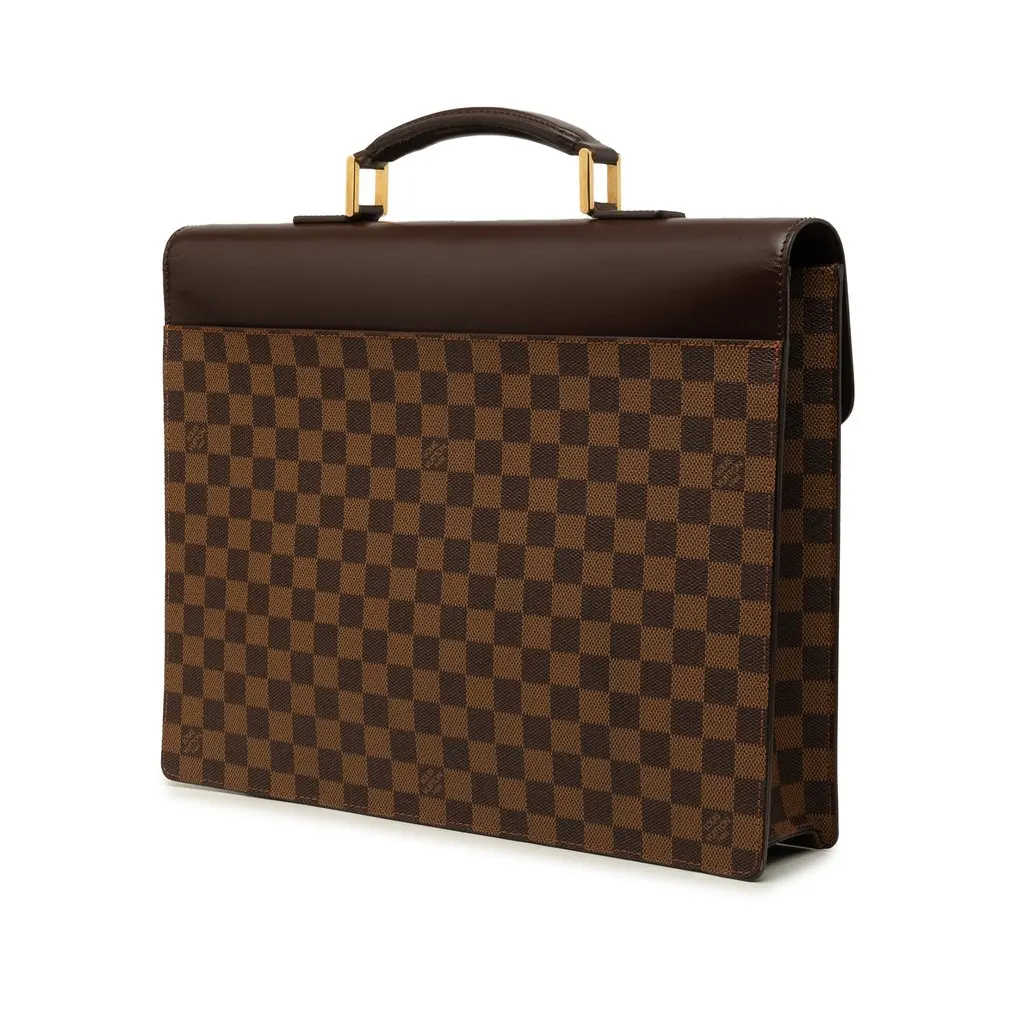 Louis Vuitton Damier Ebene Altona PM Brown Very good - Back View