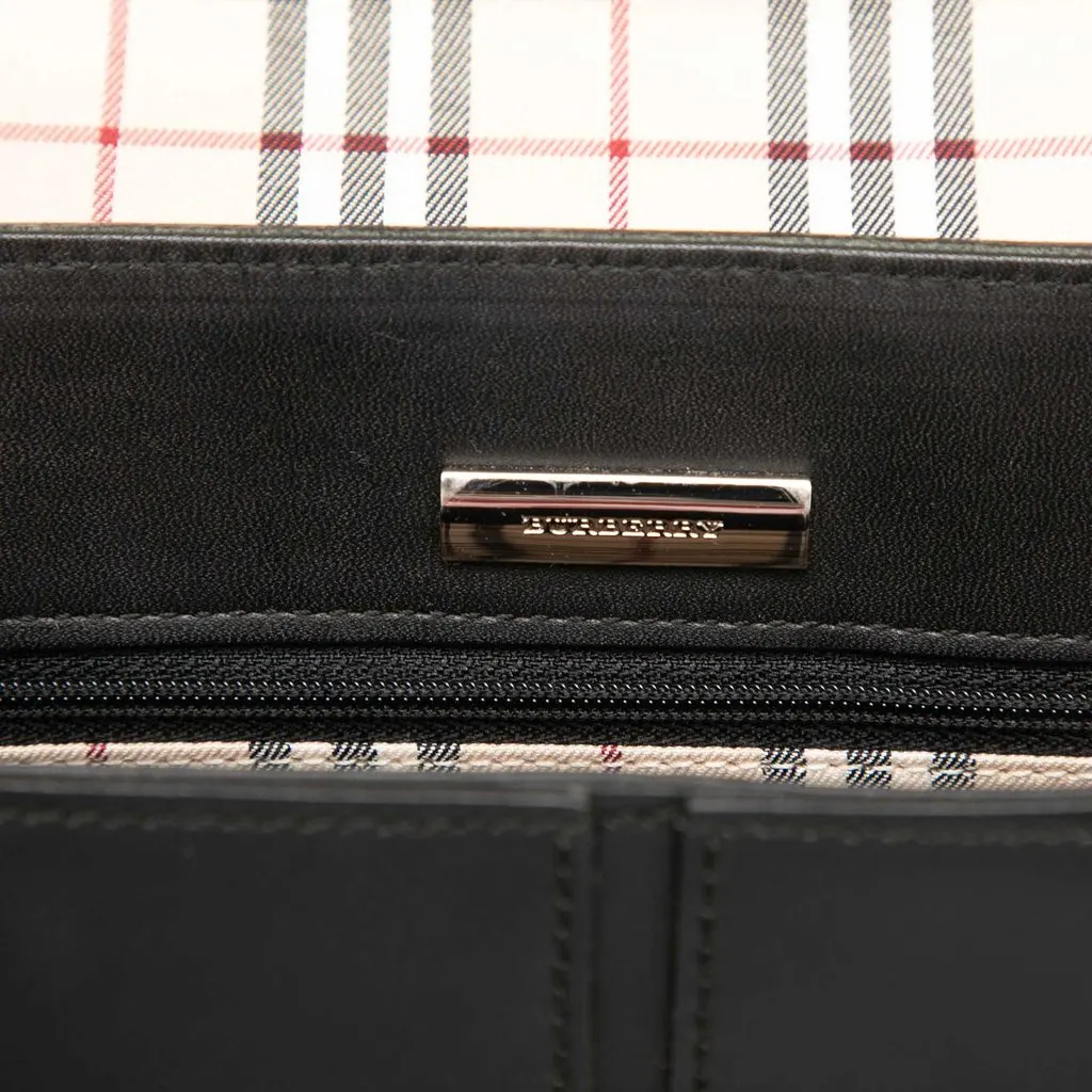 Burberry Leather Shoulder Bag Black Leather Very good - Box View