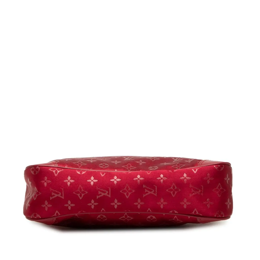 Louis Vuitton Monogram Satin Mini Boulogne Red Very good - Inside View