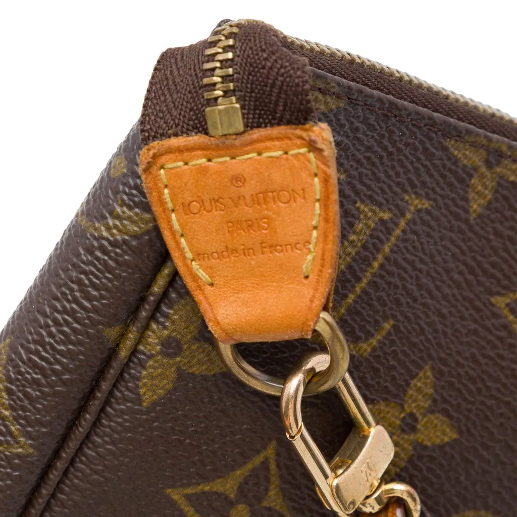 Louis Vuitton Monogram Pochette Accessoires Brown Canvas Very good - Box View