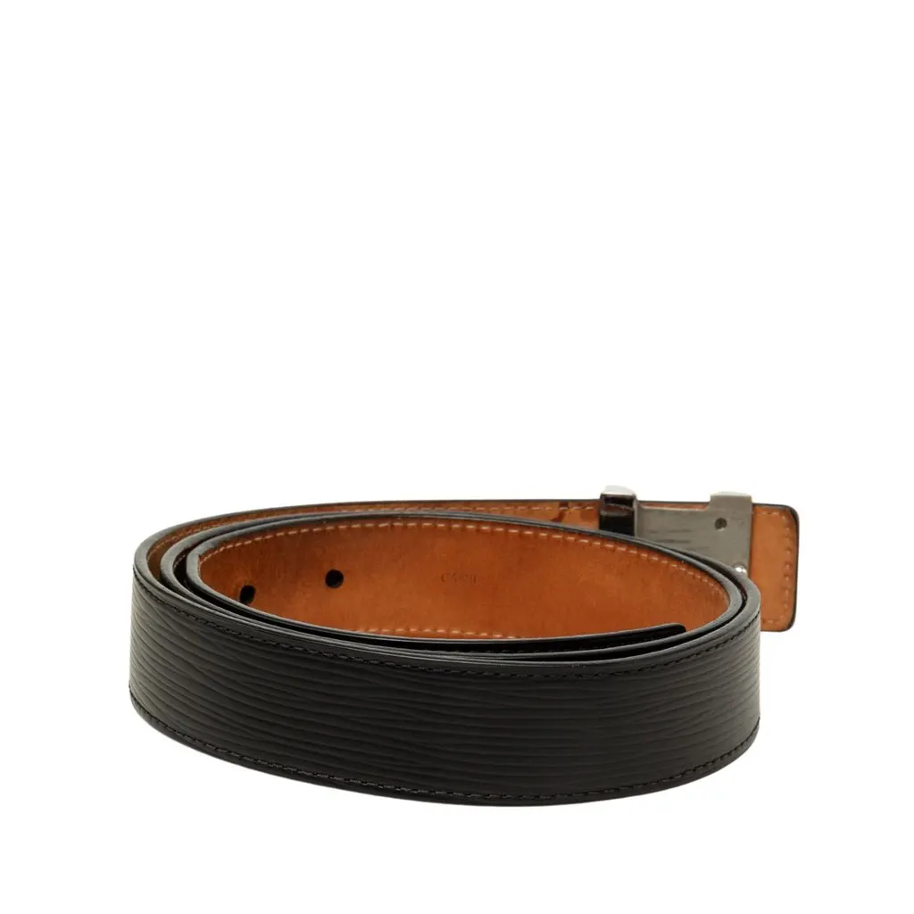 Louis Vuitton Epi LV Initiales Belt Black Leather Good - Inside View