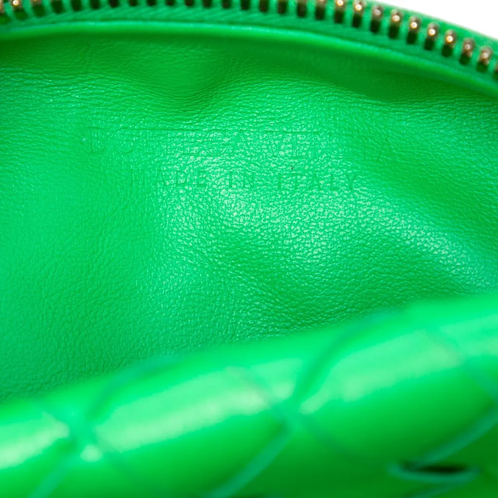 Bottega Veneta Mini Nappa Intrecciato Jodie Green Leather Very good - Box View