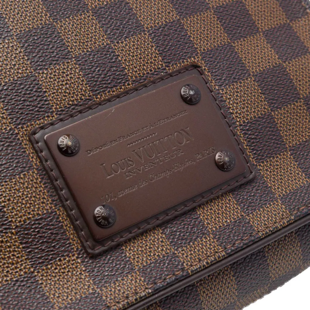Louis Vuitton Damier Ebene Brooklyn PM Brown Very good - Box View