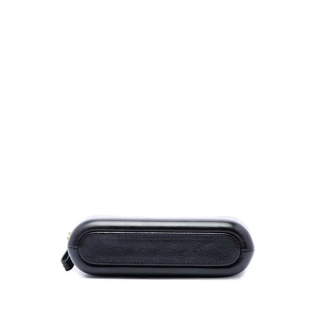 Chanel Bicolor Aged Calfskin Gabrielle Double Zip Clutch with Chain Beige Leather Very good - Inside View