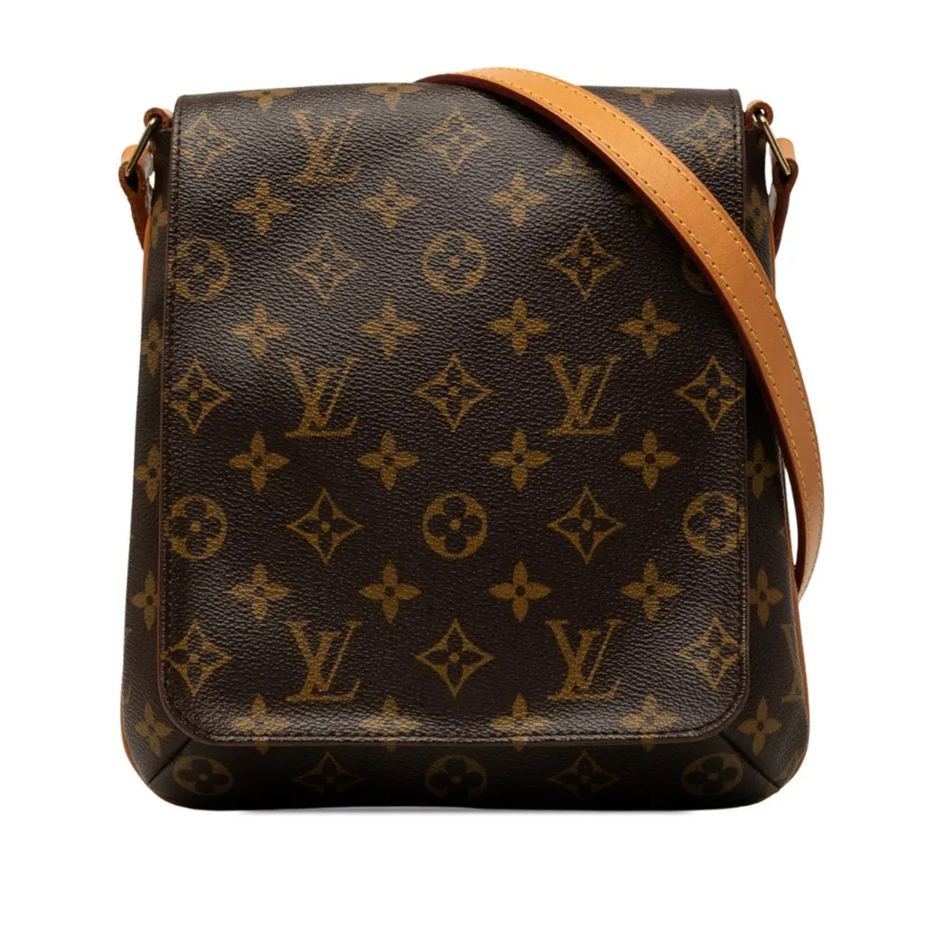Louis Vuitton Monogram Musette Salsa PM Long Strap Brown Canvas Very good - Front View