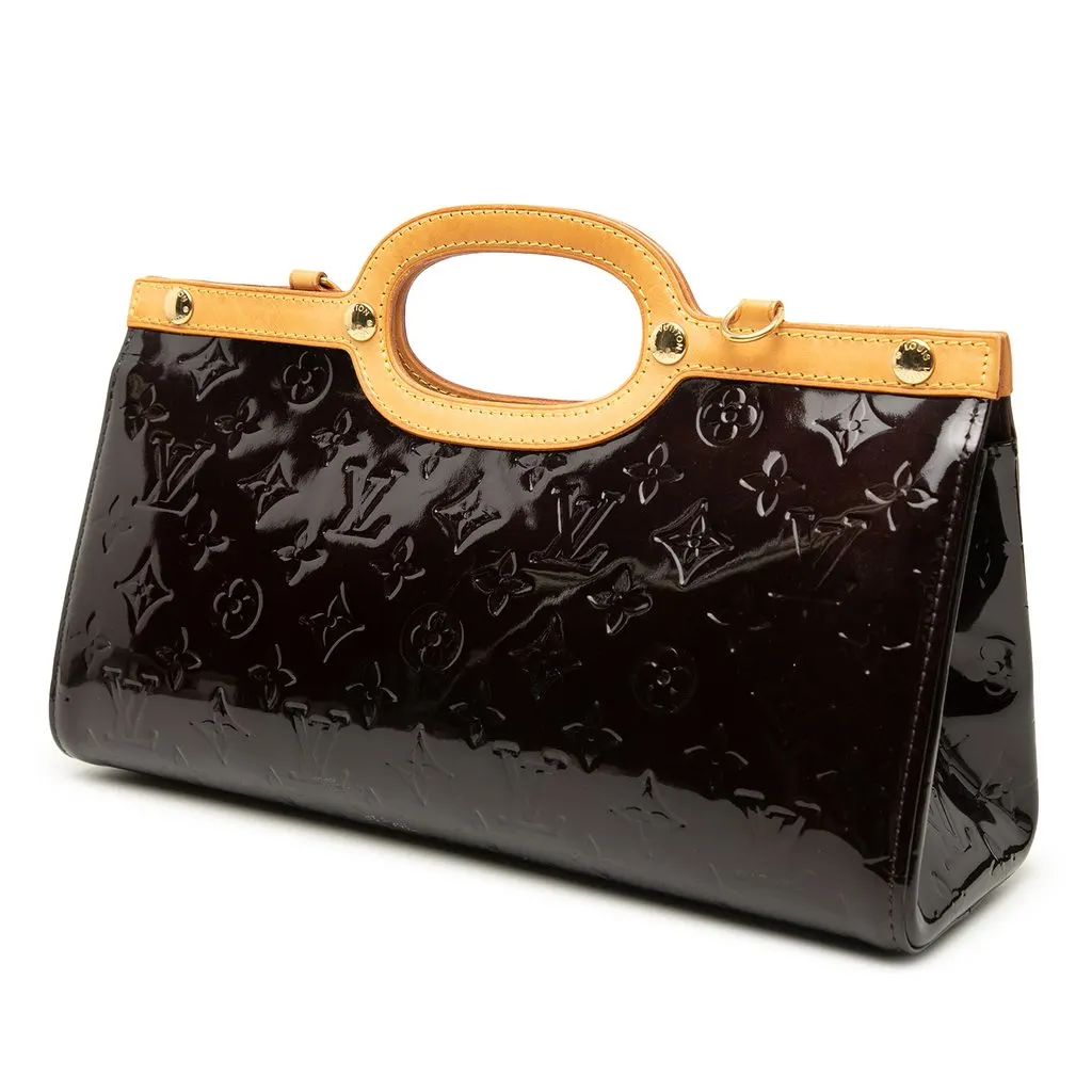 Louis Vuitton Monogram Vernis Roxbury Drive Purple Leather Very good - Back View