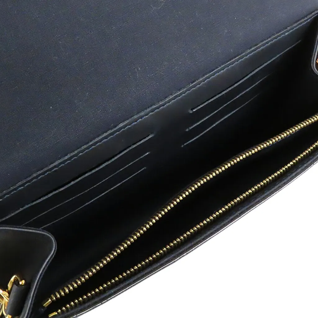 Louis Vuitton Monogram Vernis Rossmore MM Blue Leather Very good - Model View