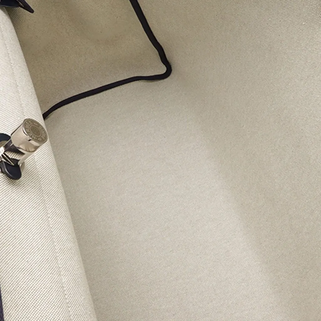 Hermès Toile and Vache Hunter Less is Mors Herbag Zip Cabine 50 Brown Very good - Inside View