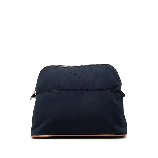Hermès Toile Bolide Trousse De Voyage Pouch GM