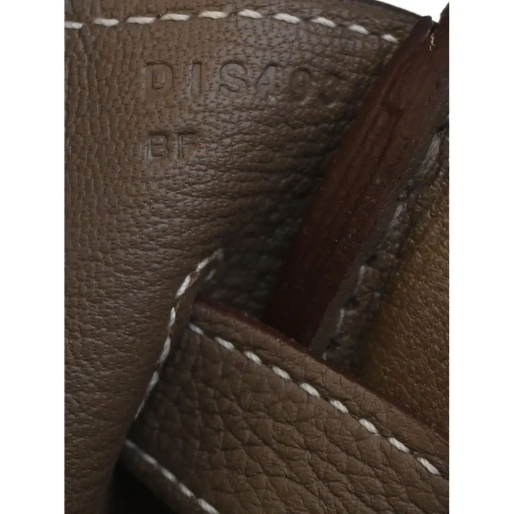 Hermès Clemence Birkin Retourne 35 Brown Leather Very good - Box View