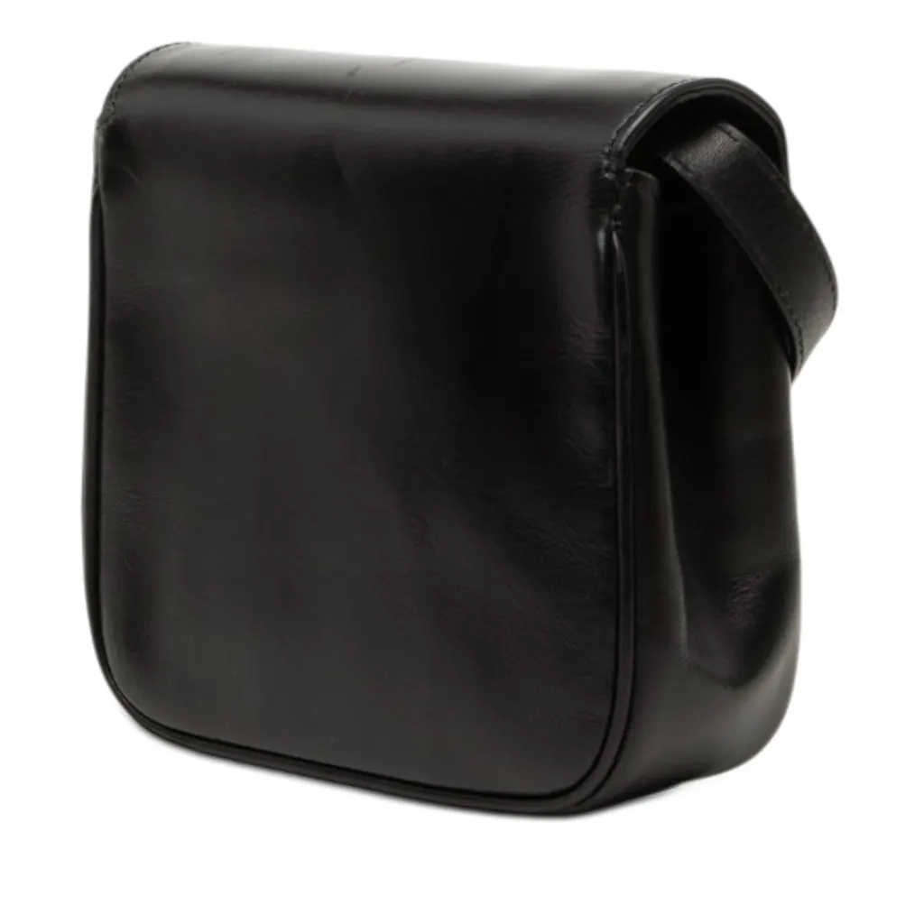 Salvatore Ferragamo Mini Leather Vara Crossbody Black Leather Very good - Back View