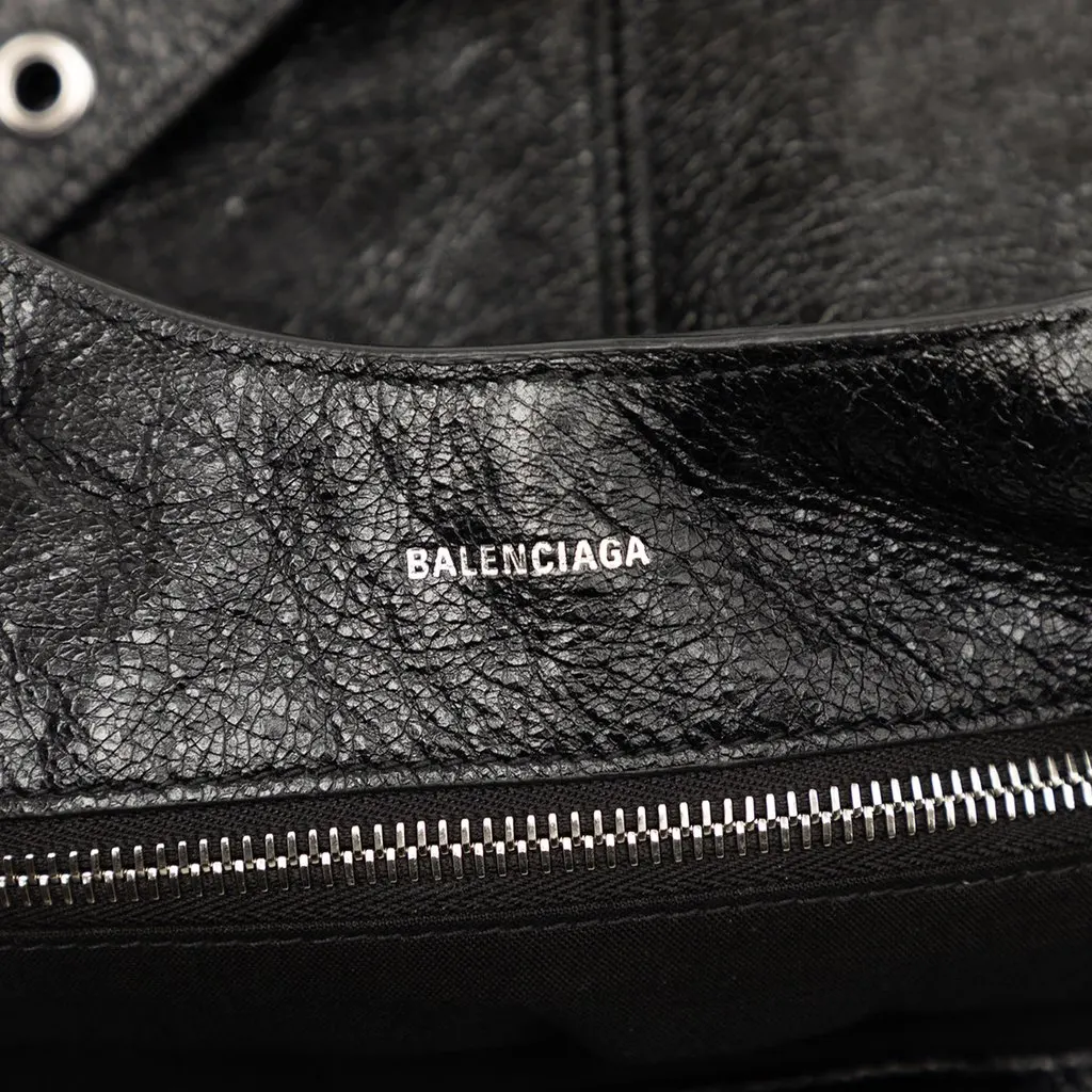 Balenciaga Medium Arena Lambskin Le Cagole Carry All Tote Black Leather Good - Box View