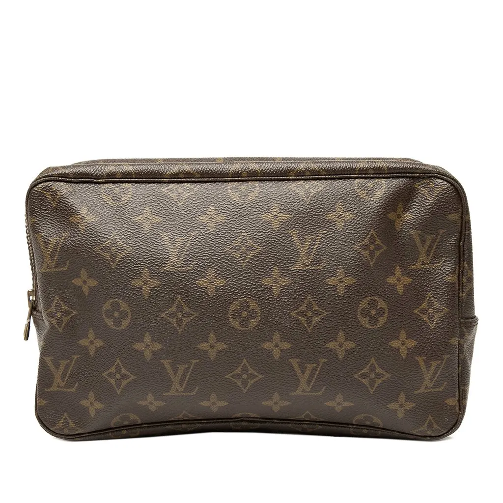 Louis Vuitton Monogram Trousse Toilette 28 Brown Very good - Front View