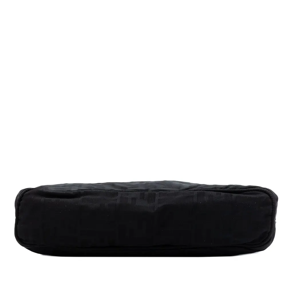 Fendi Zucca Nylon Handbag Black Very good - Inside View