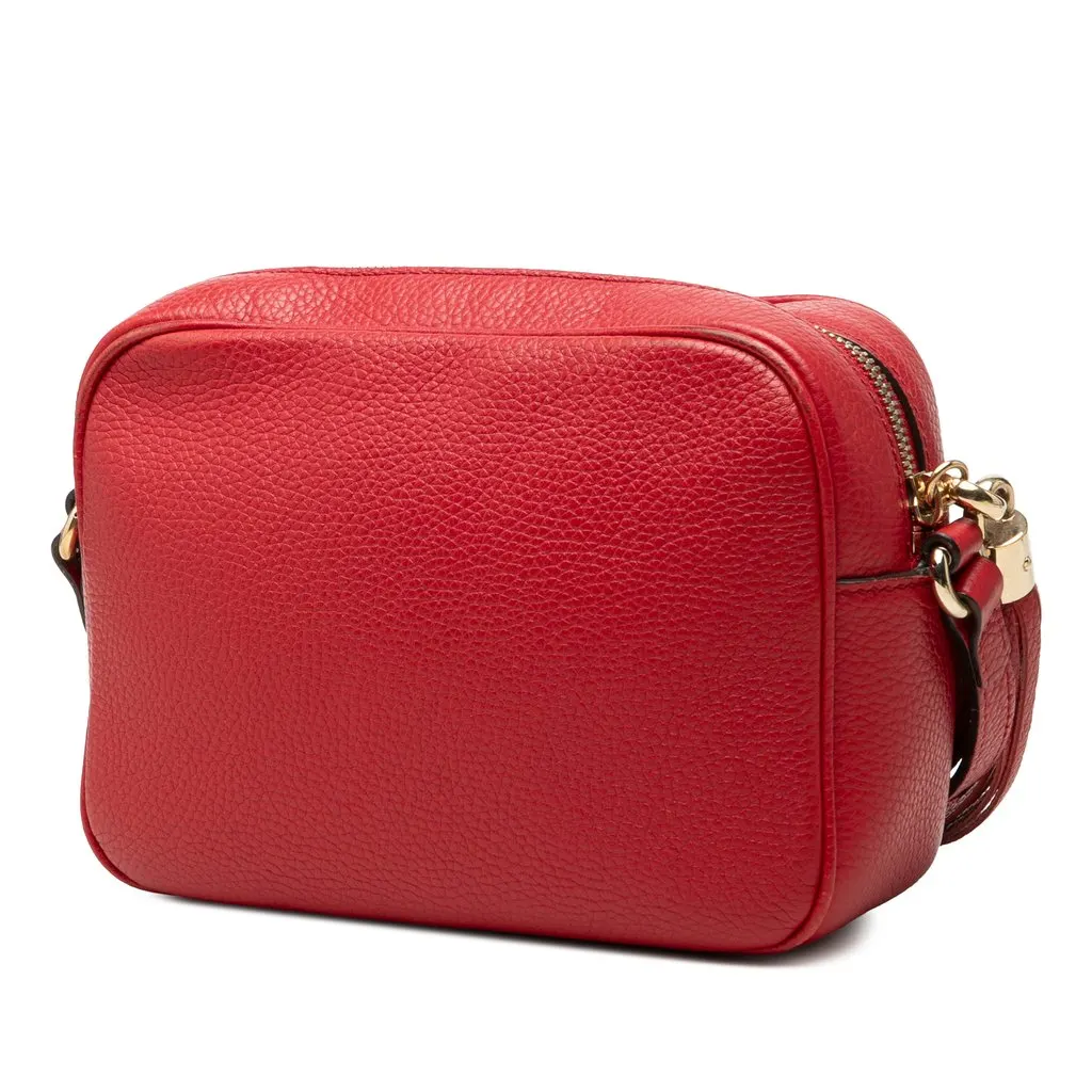 Gucci Leather Soho Disco Crossbody Red Leather Very good - Back View