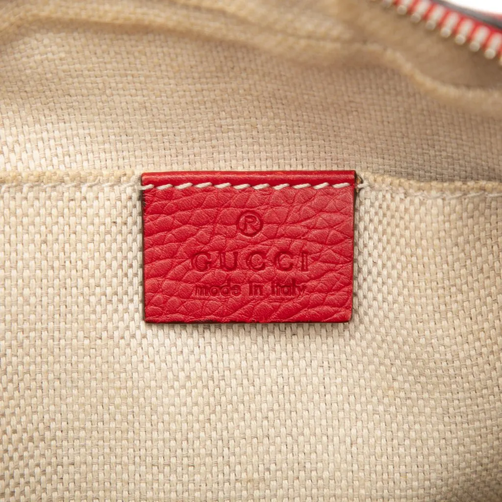 Gucci Leather Soho Disco Crossbody Red Leather Very good - Box View