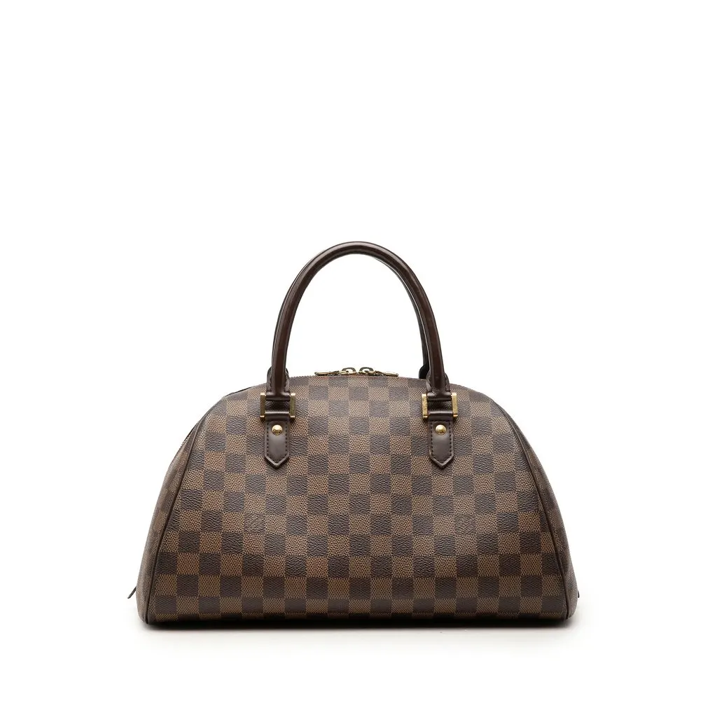 Louis Vuitton Damier Ebene Ribera MM Brown Canvas Very good - Front View