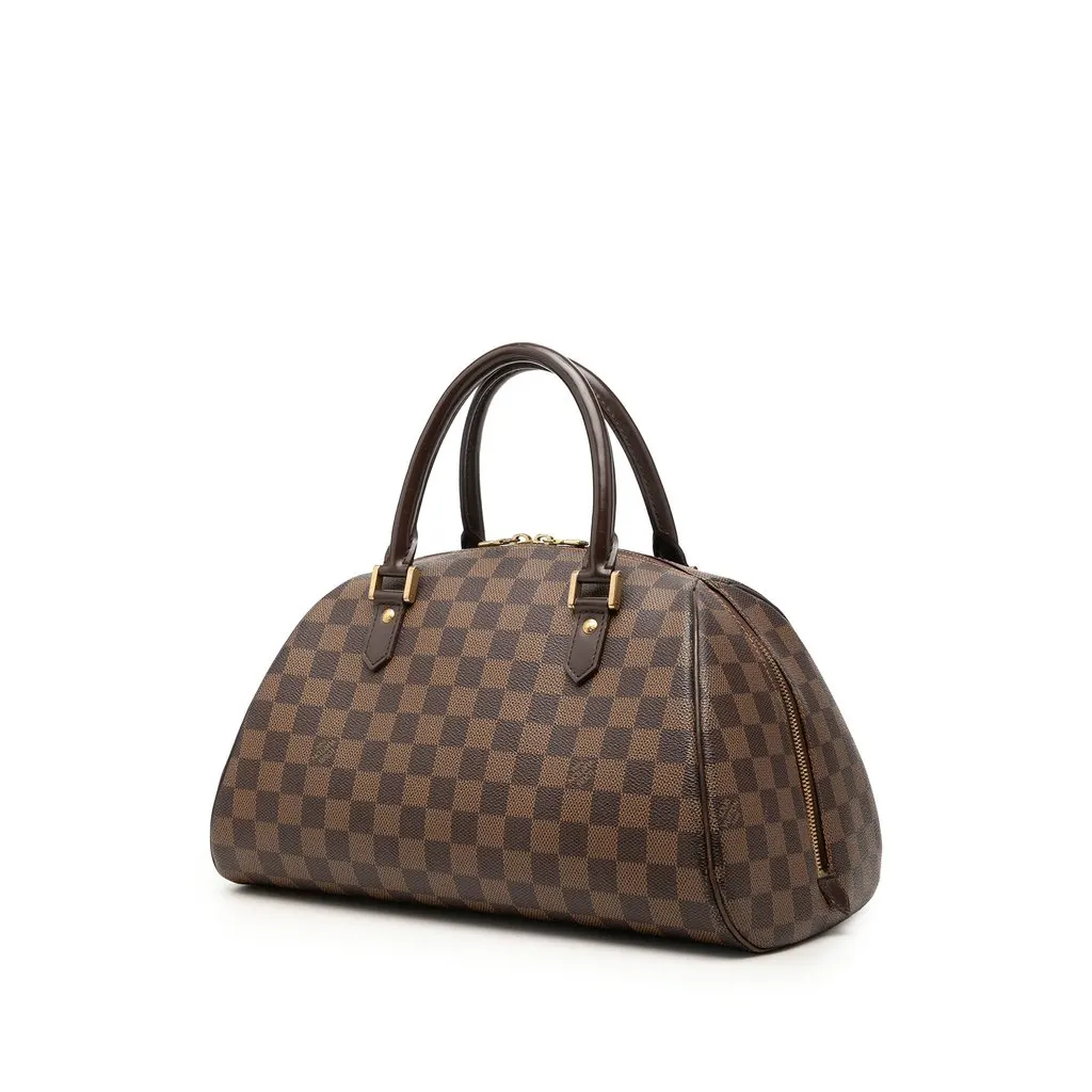 Louis Vuitton Damier Ebene Ribera MM Brown Canvas Very good - Back View