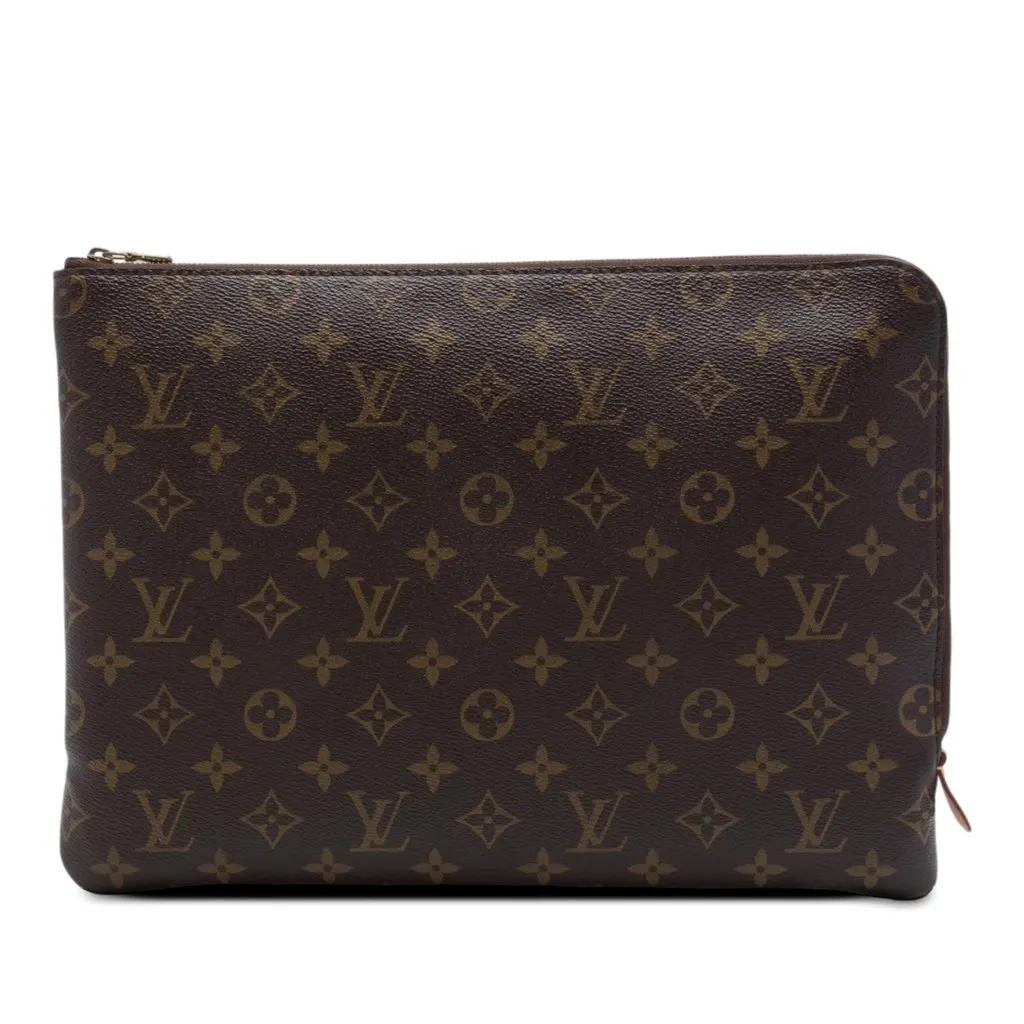 Louis Vuitton Monogram Etui Voyage MM Brown Canvas Very good - Front View