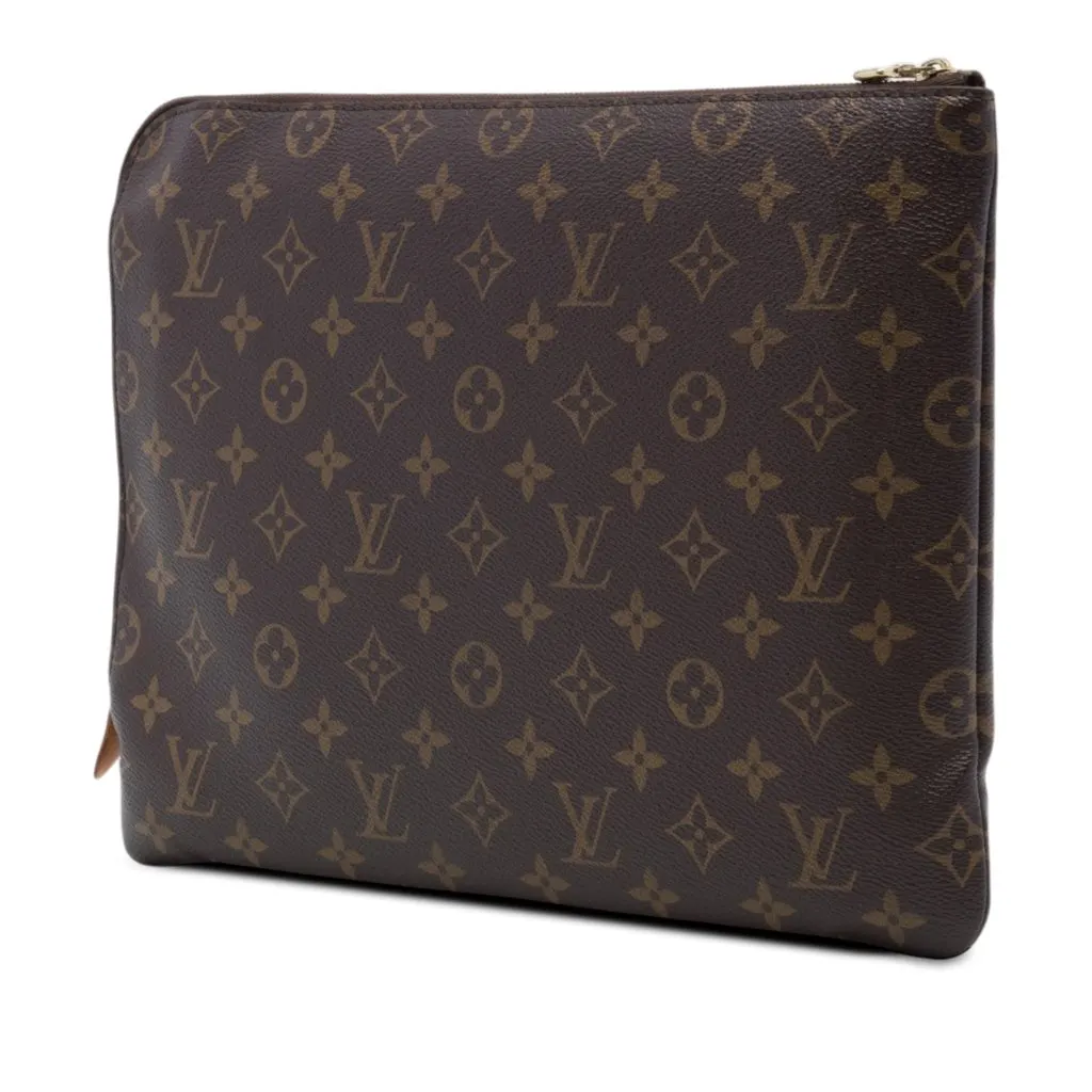 Louis Vuitton Monogram Etui Voyage MM Brown Canvas Very good - Back View