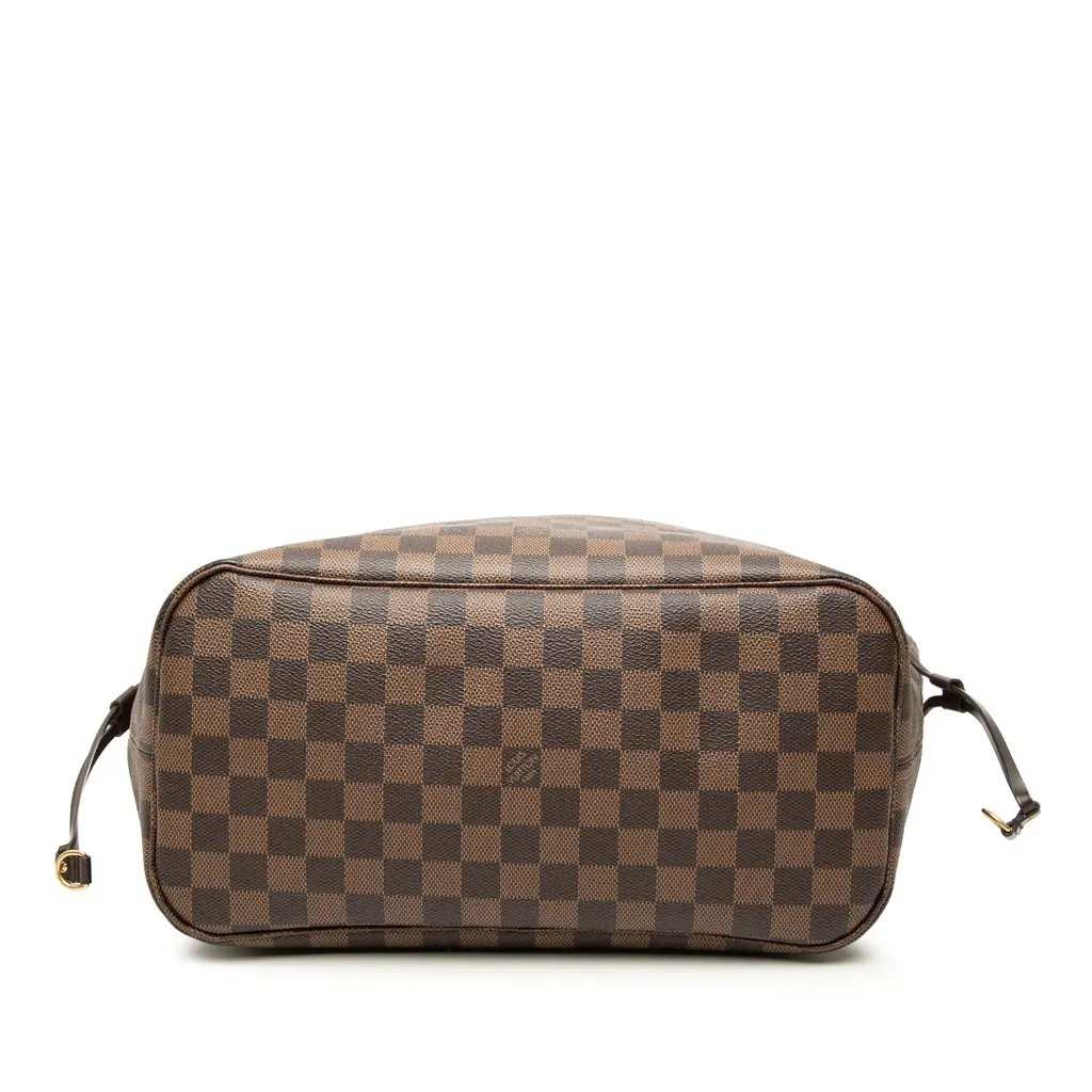 Louis Vuitton Damier Ebene Neverfull MM Brown Good - Inside View
