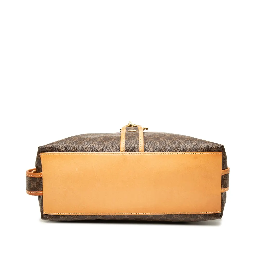 Celine Macadam Coated Canvas Crossbody Brown Canvas Very good - Inside View