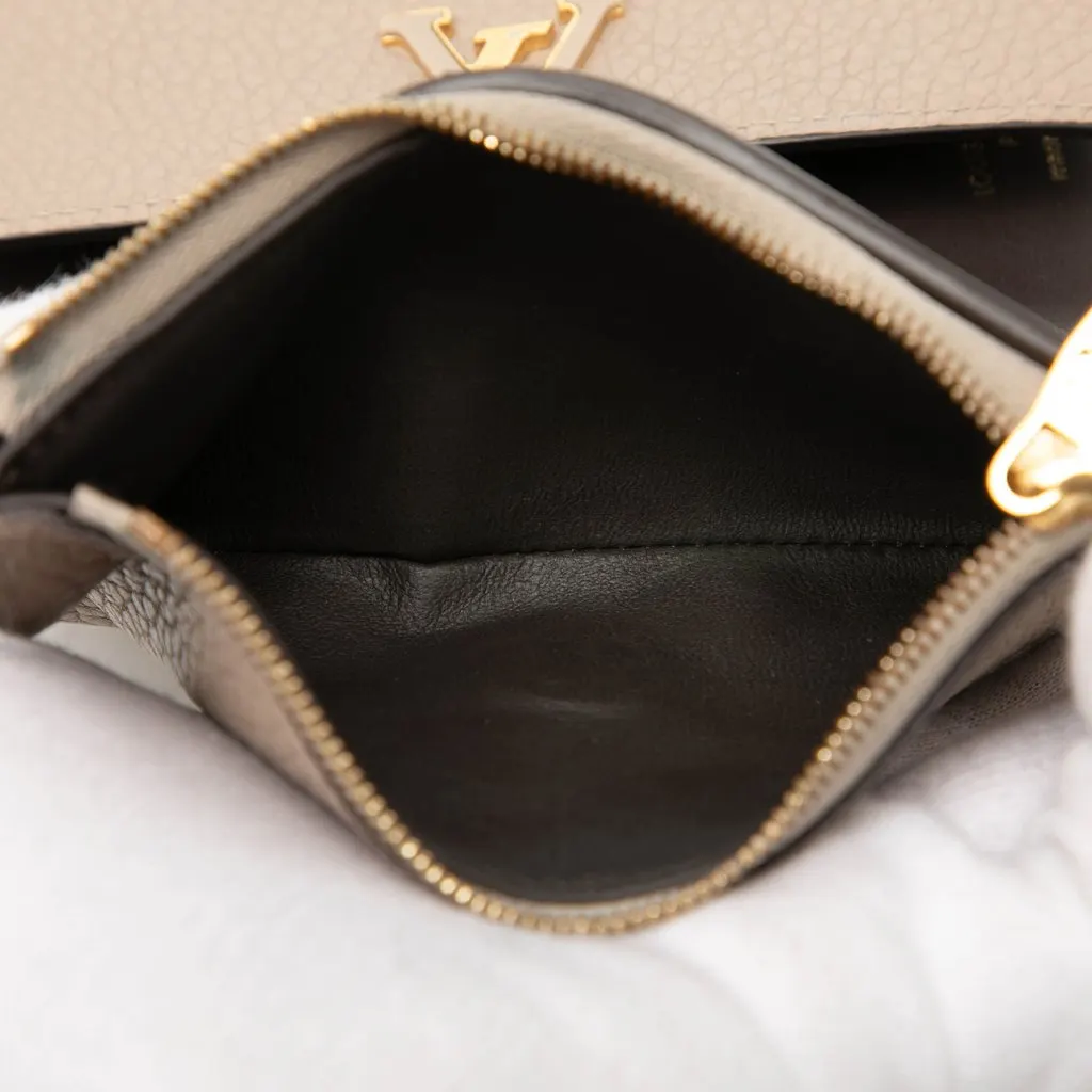 Louis Vuitton Taurillon Capucines Compact Wallet Beige Leather Very good - Box View