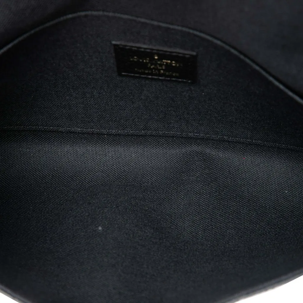 Louis Vuitton Monogram Empreinte Pochette Felicie Black Leather Very good - Model View