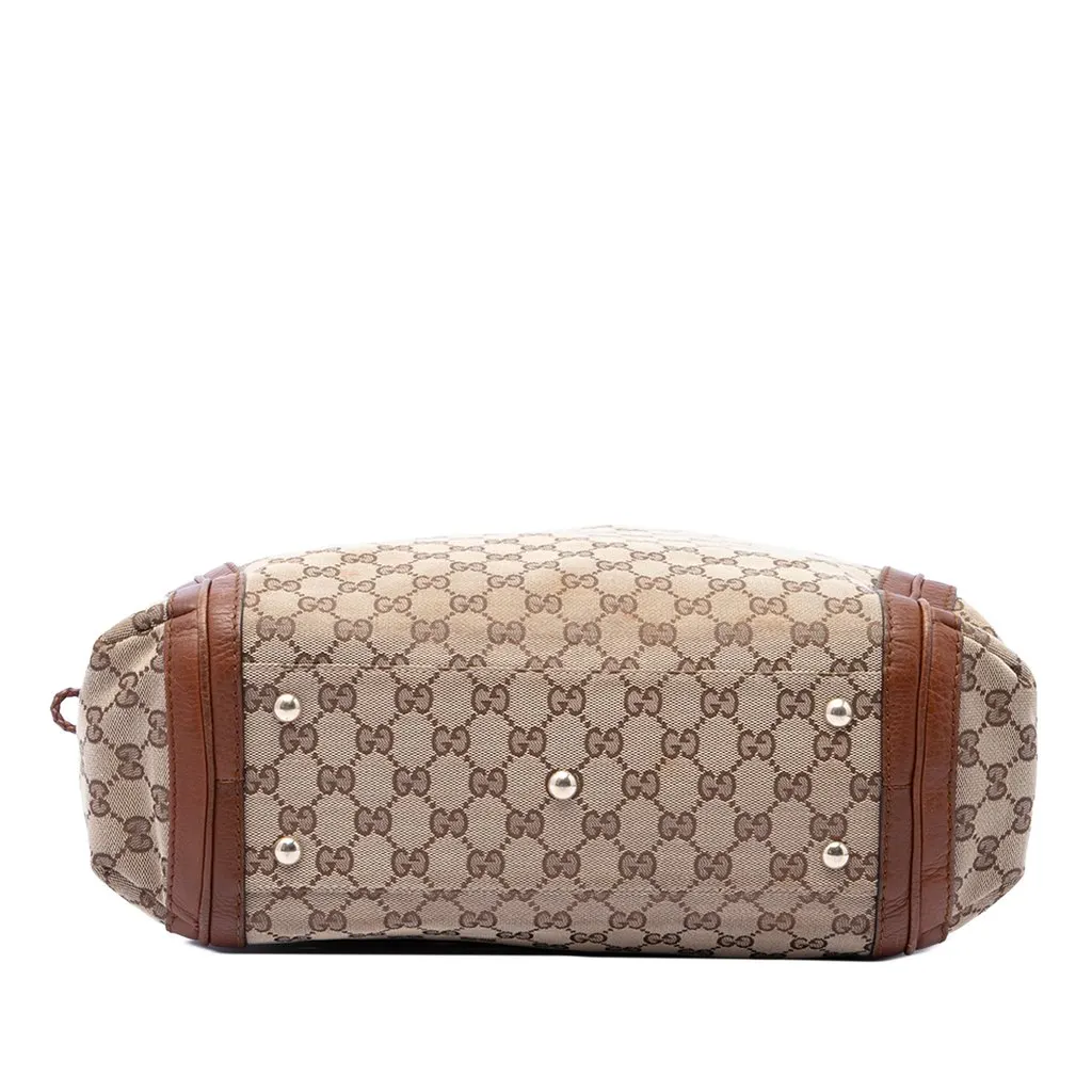 Gucci Large GG Canvas Bella Tote Beige Very good - Inside View