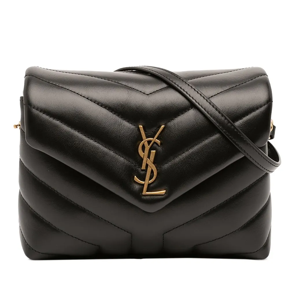 Saint Laurent Toy Matelasse Calfskin Monogram LouLou Crossbody