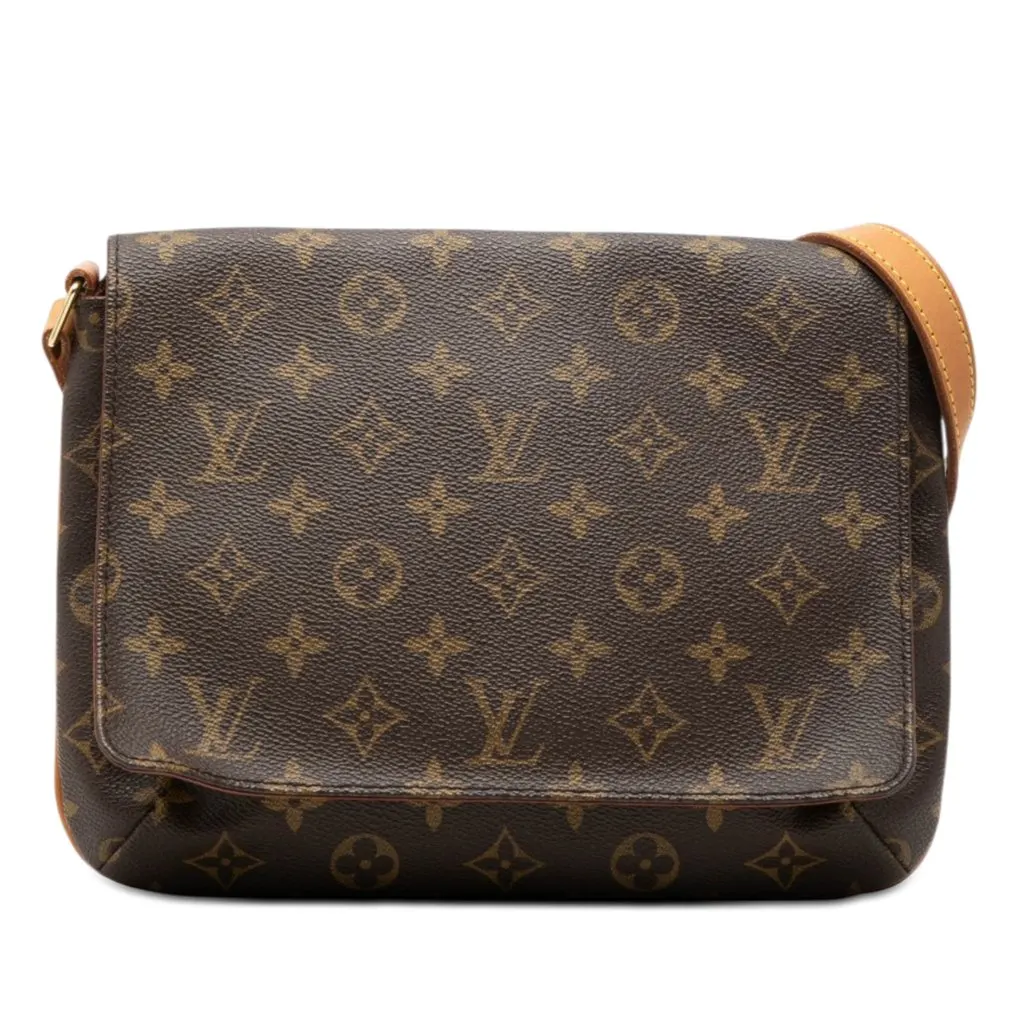 Louis Vuitton Monogram Musette Tango Short Strap Brown Very good - Front View