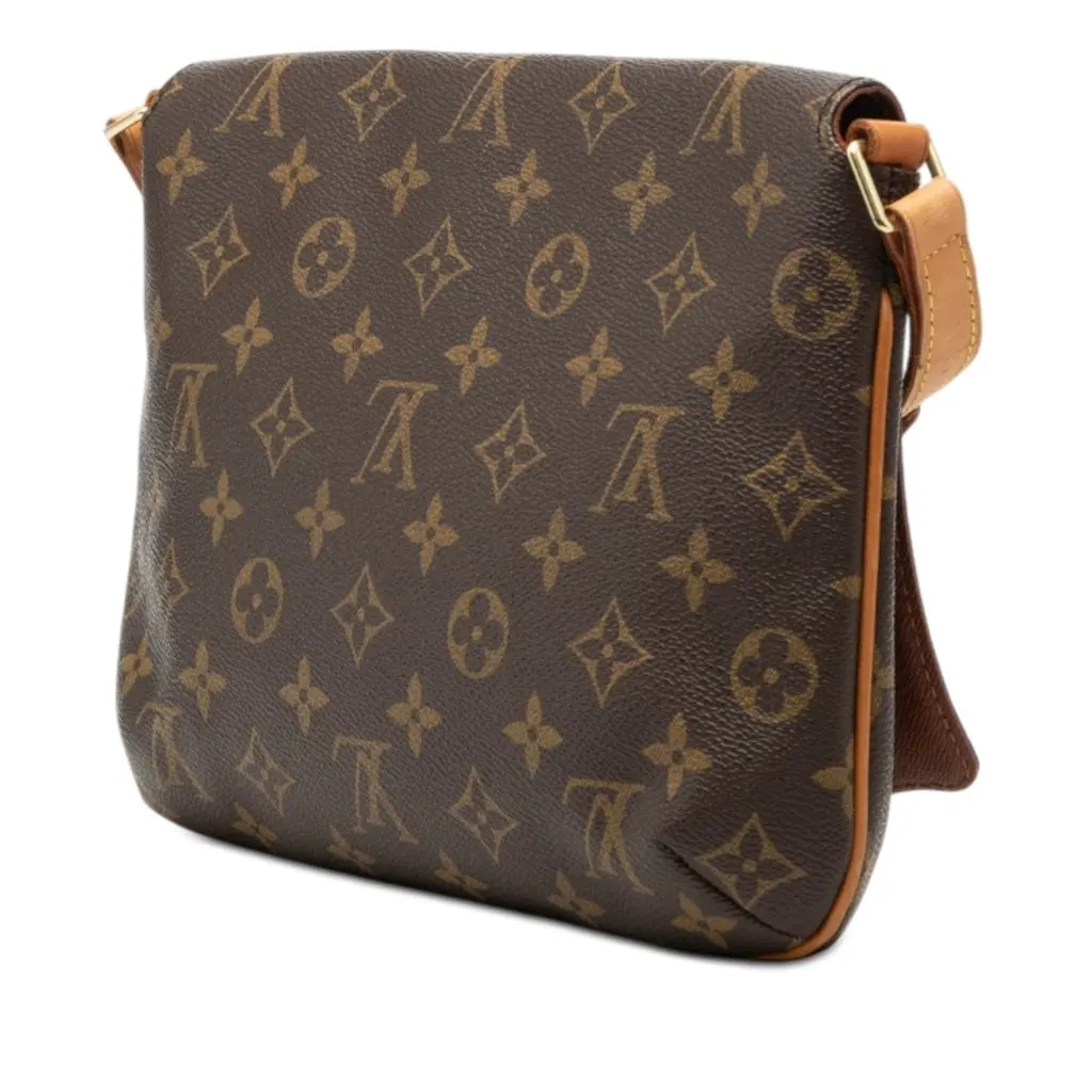 Louis Vuitton Monogram Musette Tango Short Strap Brown Very good - Back View