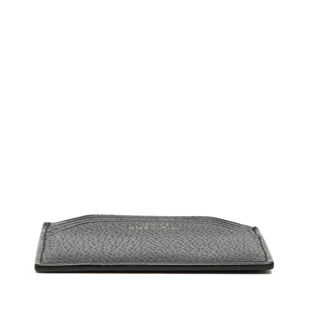 Gucci Grained Calfskin Card holder Black Leather Very good - Inside View