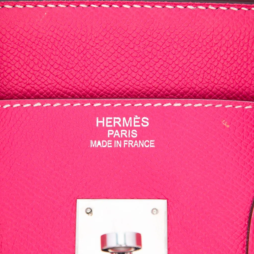 Hermès Epsom Candy Verso Birkin Retourne 35 Pink Leather Very good - Box View